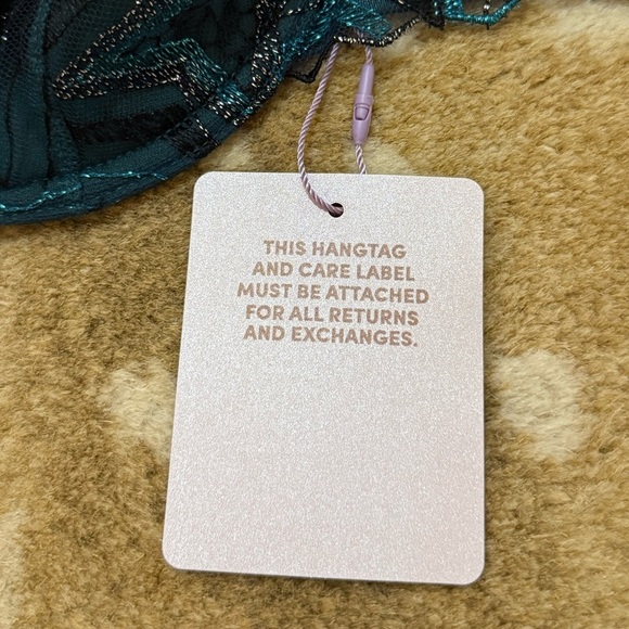 Savage X Fenty NWT Shining Star Embroidered Unlined Demi Bra women’s size 34C - Picture 9 of 13